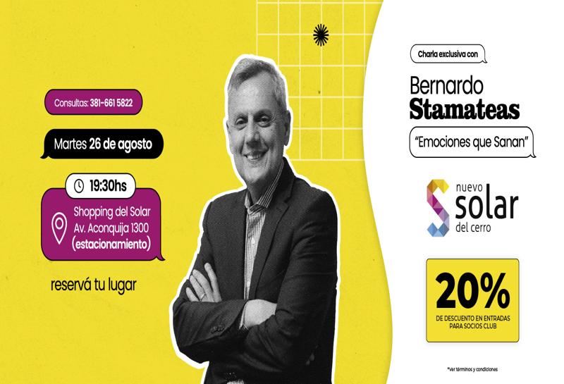 Charla Exclusiva con Bernardo Stamateas 
