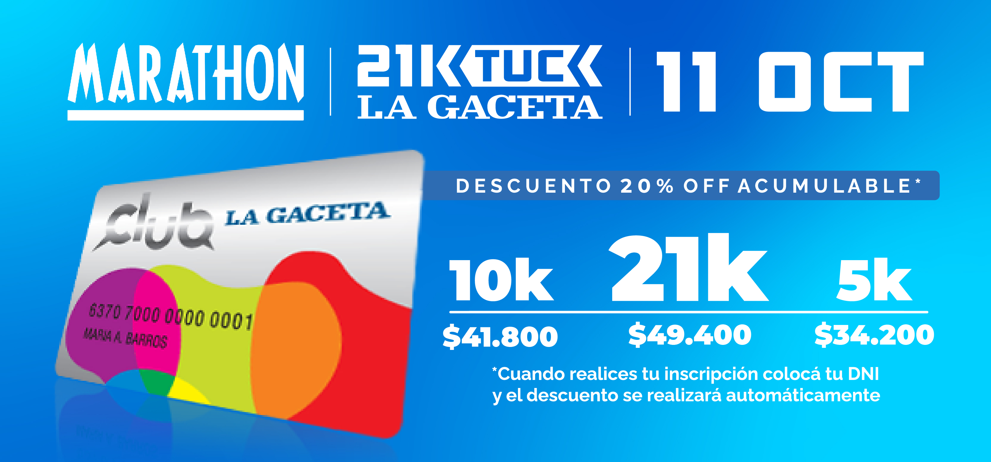 Carrera 21k La Gaceta 2026